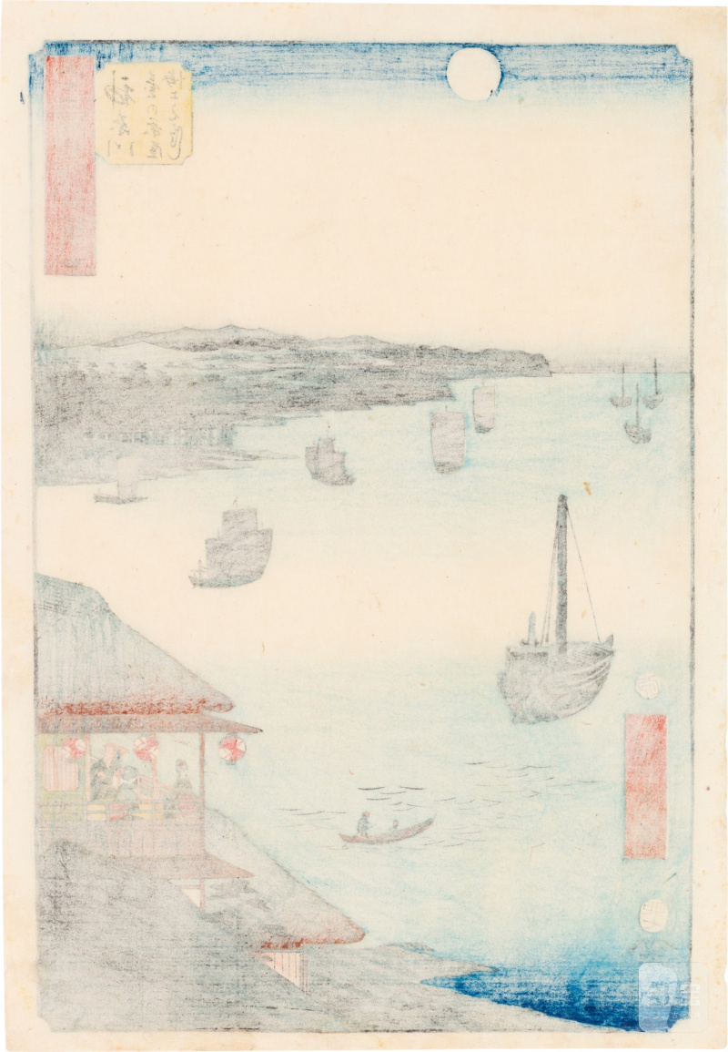 Utagawa Hiroshige (1797-1858) | The complete set of Famous Sights of the Fifty-three Stations (Gojusan tsugi meisho zue), also known as the Vertical Tokaido | Edo period, 19th century - 图14